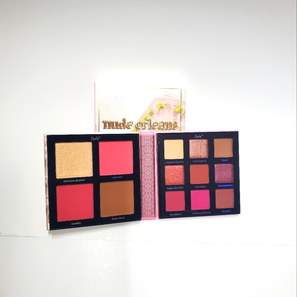 Face and eyeshadow palette